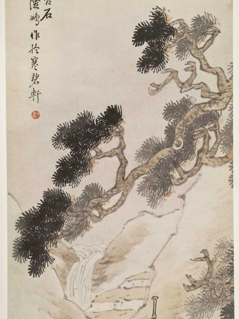 乙未（1895年）作 陆鹏 人物四屏 - 图16