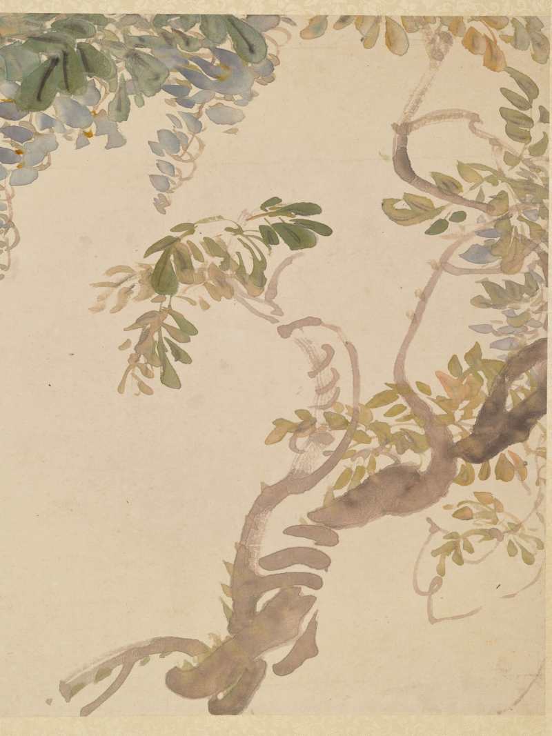 丁丑（1877年）作 莲溪、姚琛 花卉人物四帧 - 图3