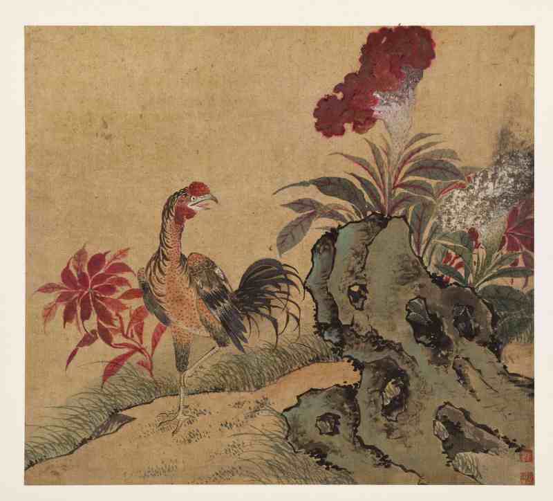 童原 写生花鸟册 - 图10