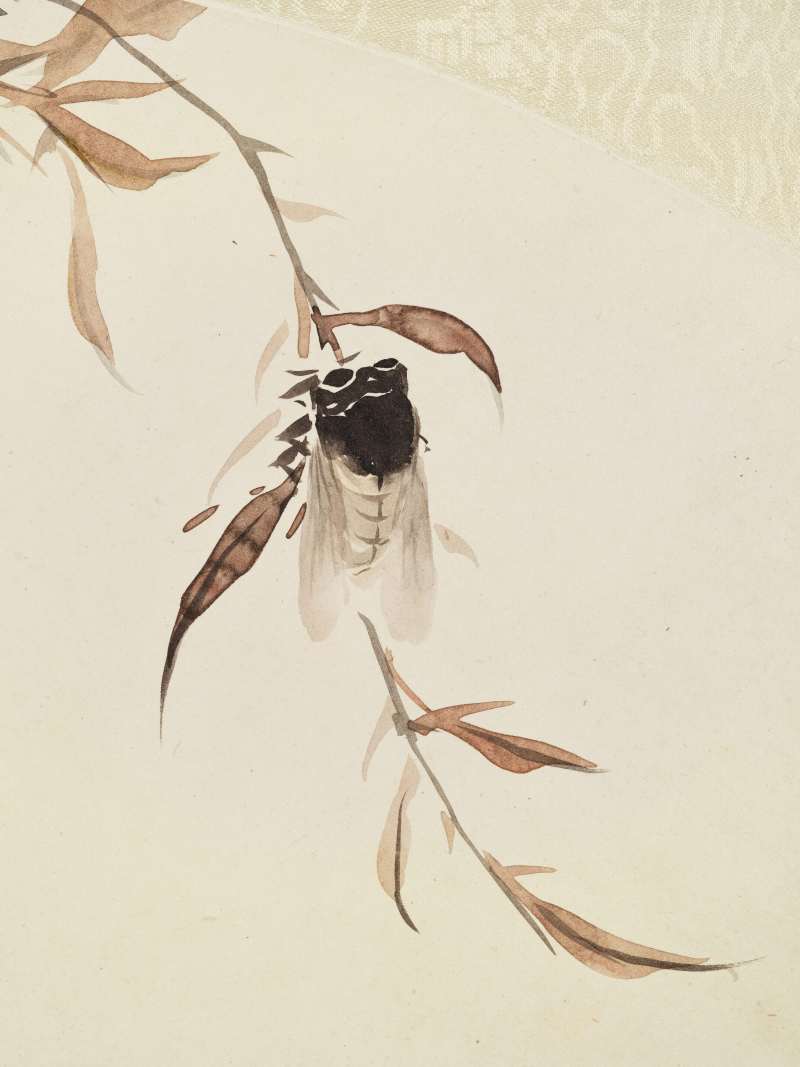 戊辰（1868年）、丙子（1876年）作 张熊 花鸟三帧 - 图6