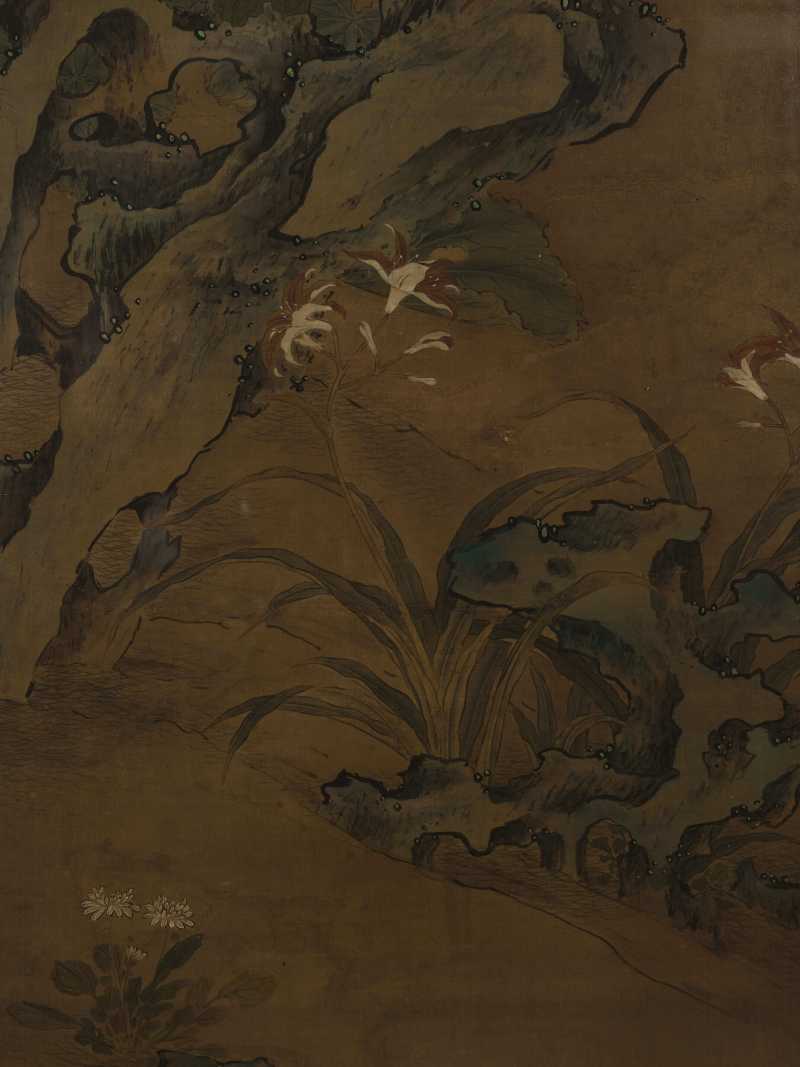 佚名 花鸟四屏 - 图23