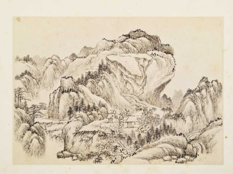 庚子（1780年）作 陆遵书 仿宋元山水册 - 图12