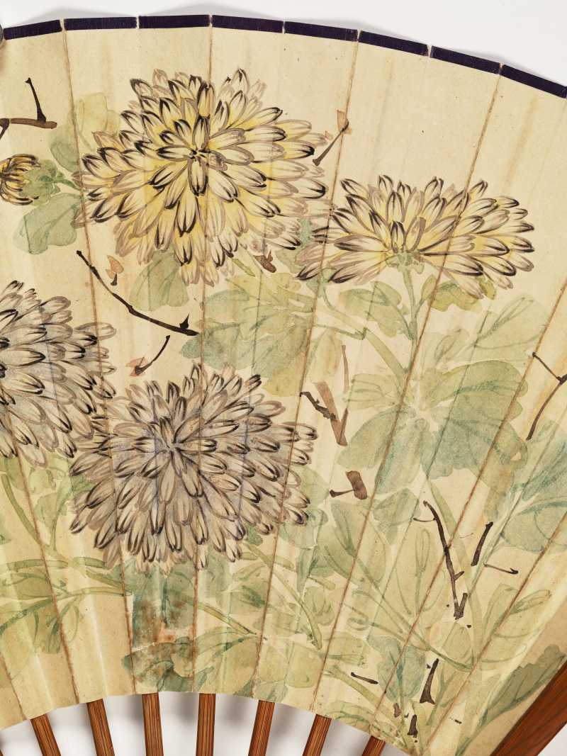 汪琦、方岩 菊花·篆书陆游诗 - 图4