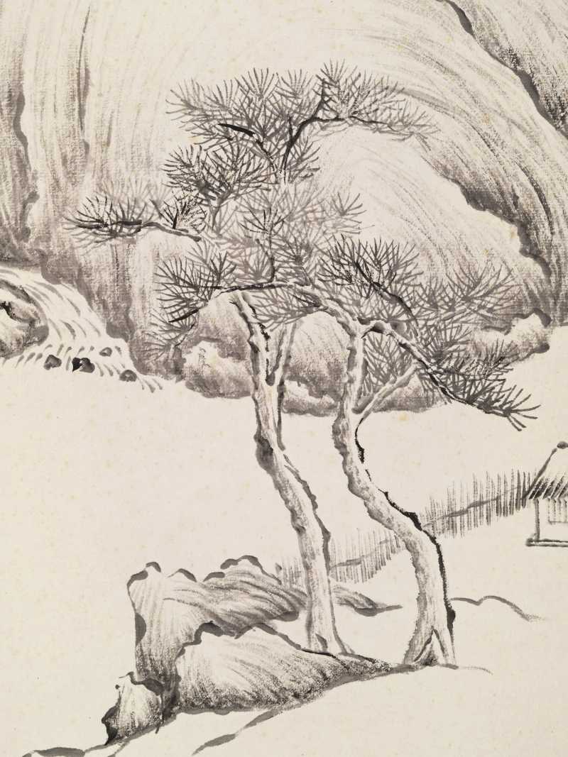 同治丙寅（1866年）作 张之万 墨笔山水册 - 图15
