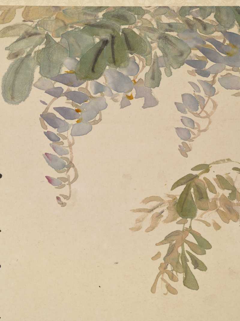 丁丑（1877年）作 莲溪、姚琛 花卉人物四帧 - 图4
