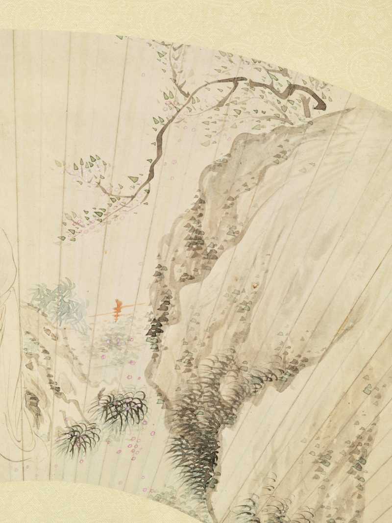 丁亥（1887年）、丁未（1907年）作 潘振节、潘振镛 仕女二帧 - 图14