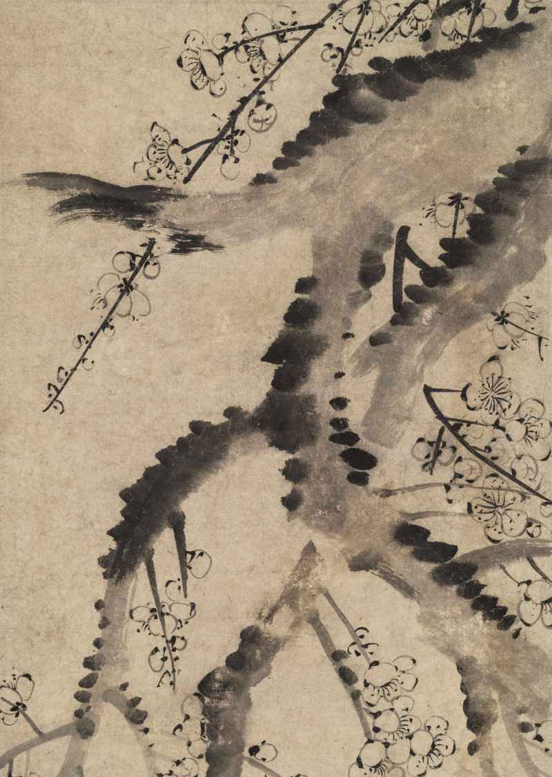 壬寅（1782年）作 罗聘（款） 墨梅 - 图10