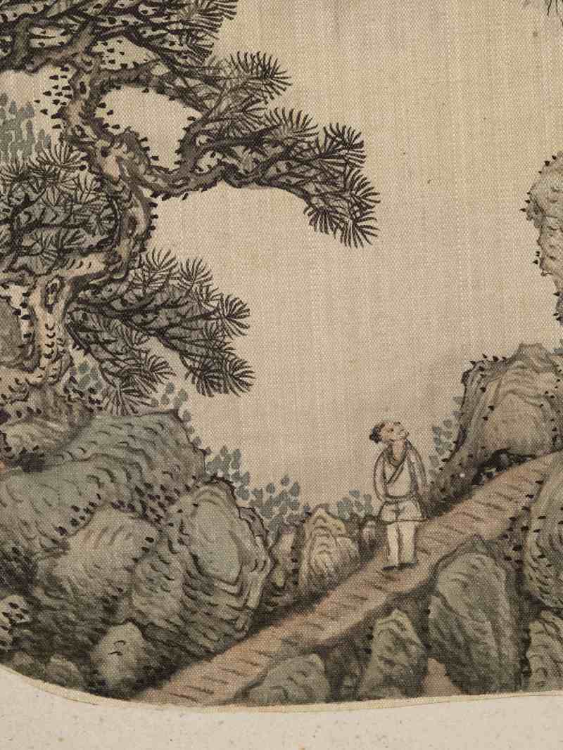 癸酉（1813年）作 汪圻（款）、姜壎、金雯 山水人物六帧 - 图14