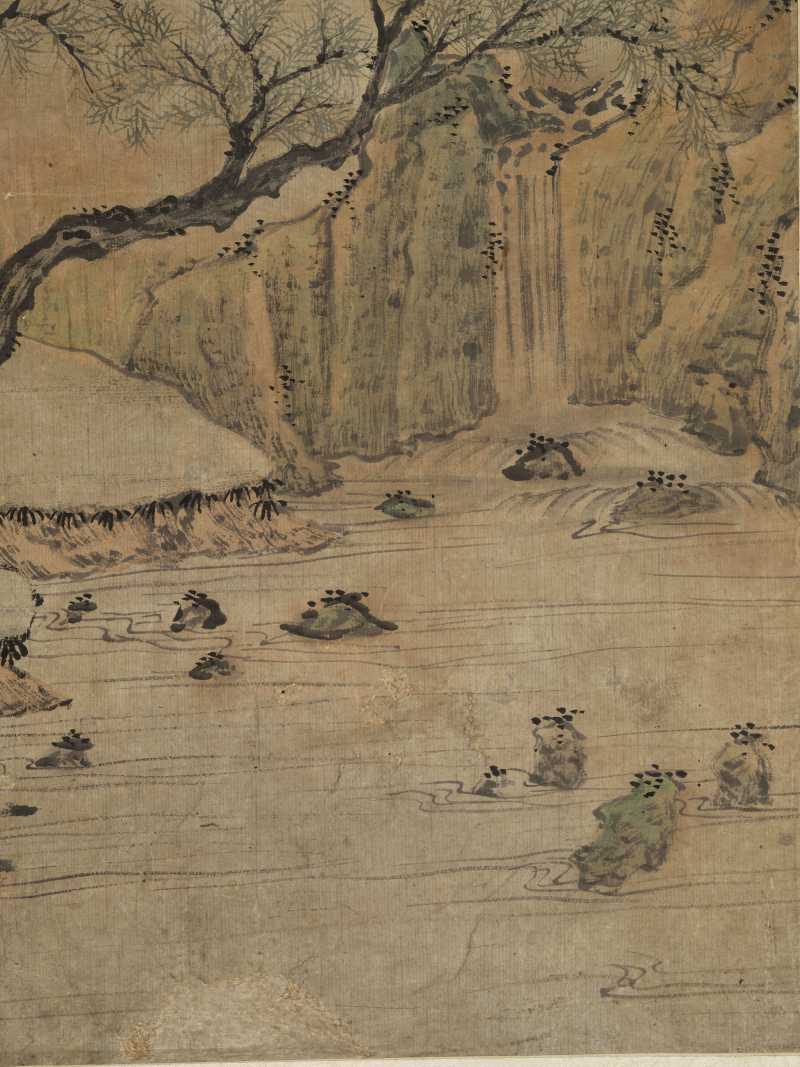 道光丁亥（1827年）作 顾鹤庆 独坐观瀑 - 图12