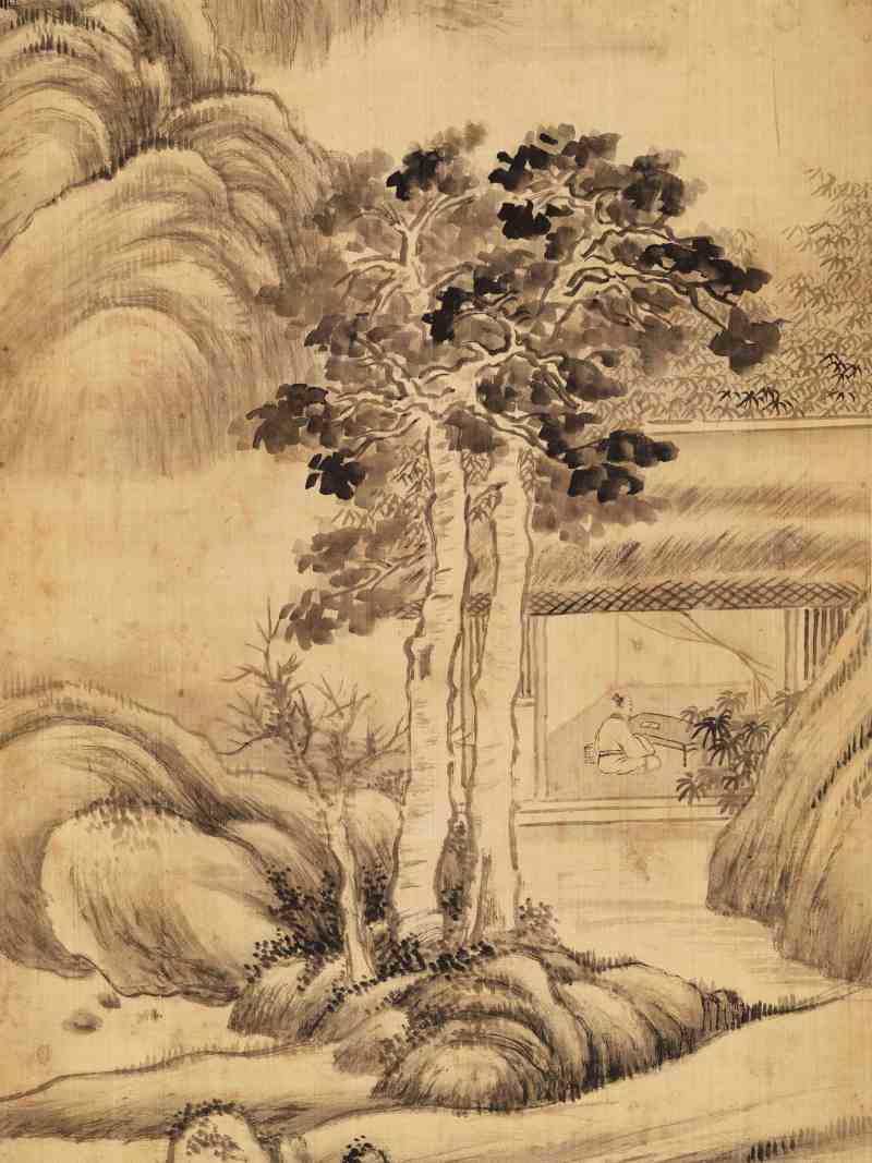 戴熙（款） 小庄清夏图 - 图5