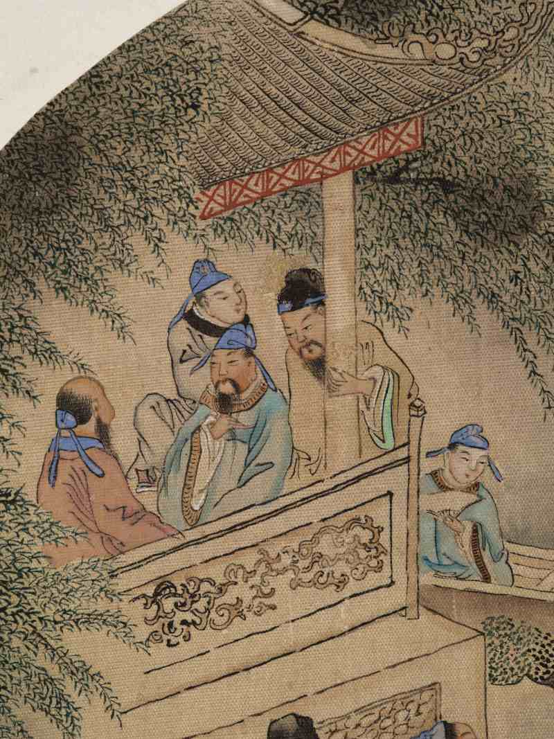 癸酉（1813年）作 汪圻（款）、姜壎、金雯 山水人物六帧 - 图48