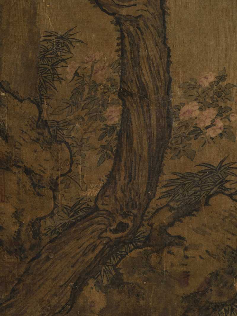 钱选（款） 松柏双鸦 - 图8