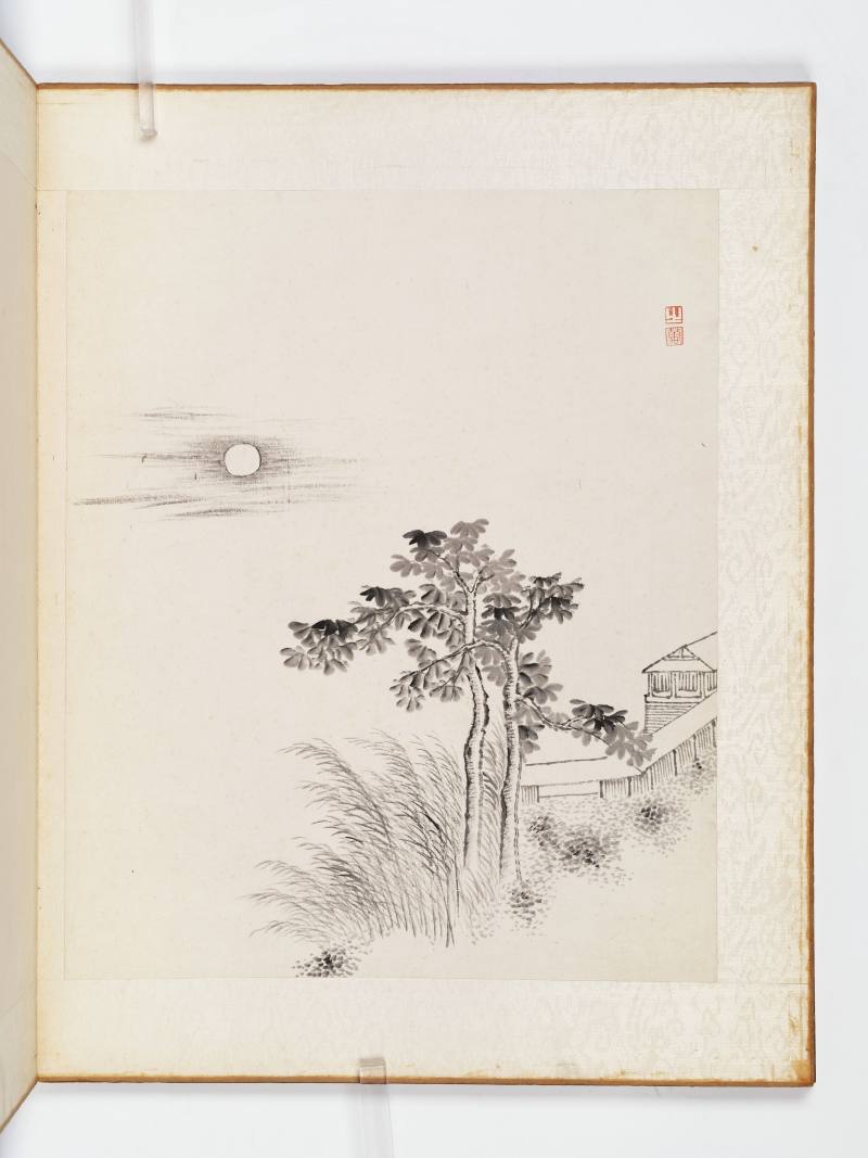 同治丙寅（1866年）作 张之万 墨笔山水册 - 图16
