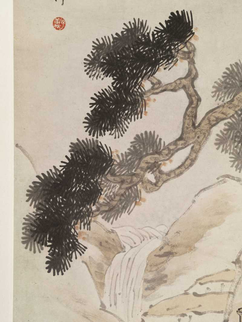 乙未（1895年）作 陆鹏 人物四屏 - 图17