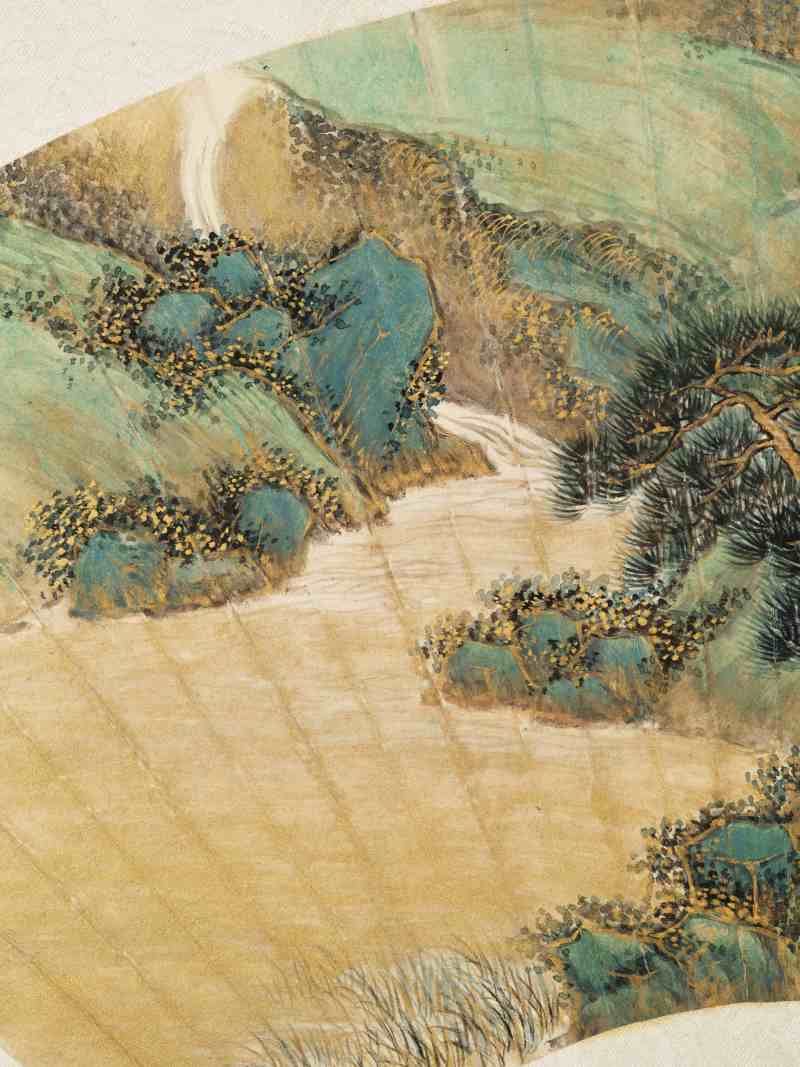 甲申（1944年）、丙戌（1946年）作 陈达、尤小云 山水二帧 - 图6