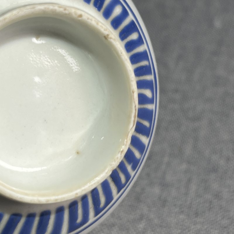 清乾隆粉彩狮子茶圆一对 - 图17