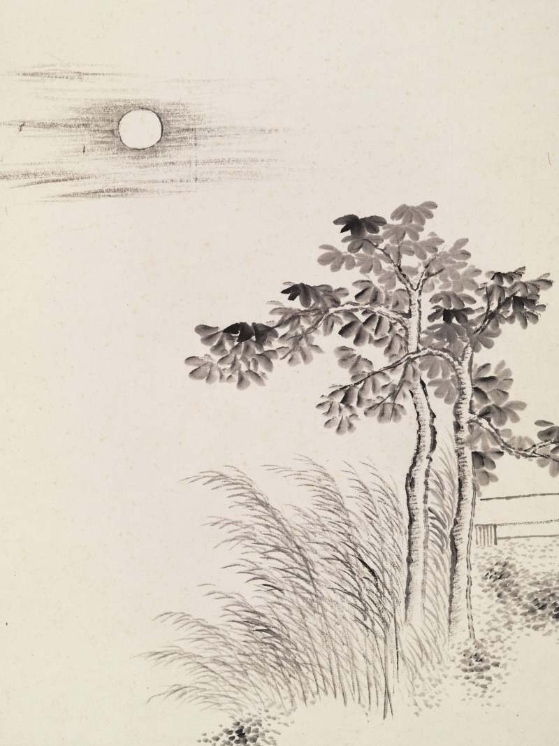 同治丙寅（1866年）作 张之万 墨笔山水册 - 图17