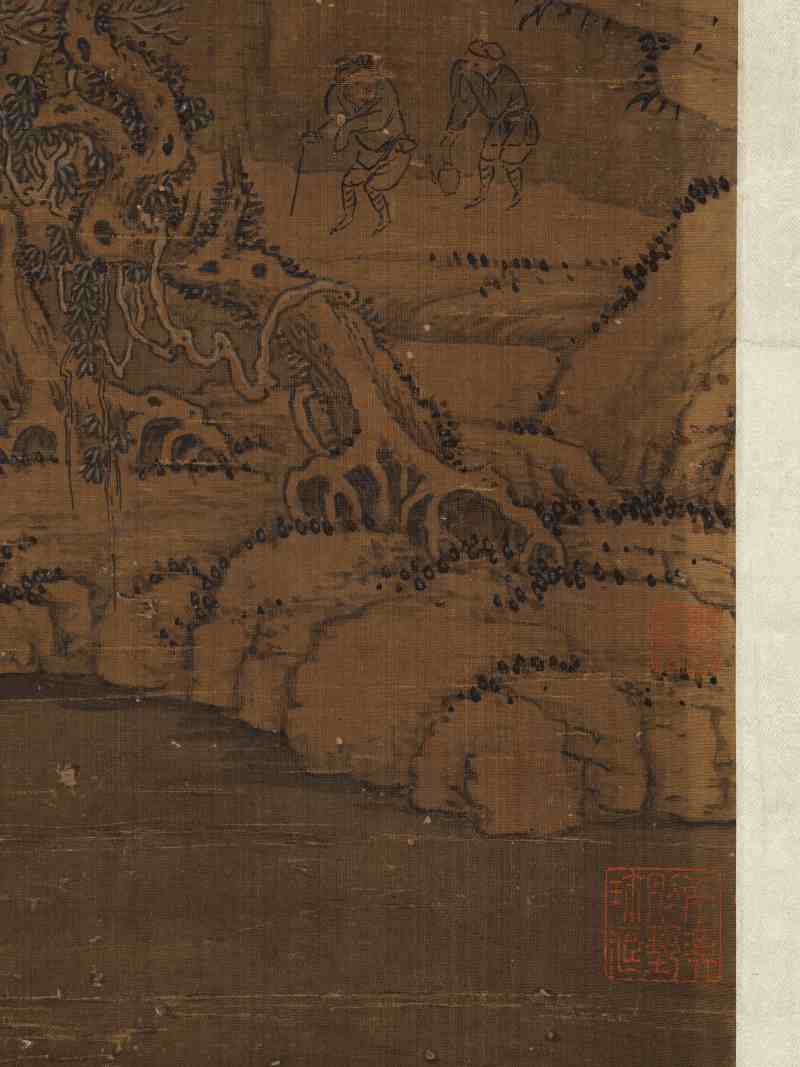 乾隆乙亥（1755年）作 沈锦 雪岩沽酒 - 图8