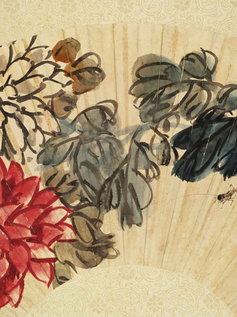 齐白石、刘学洪 菊花草虫、小楷 - 图8