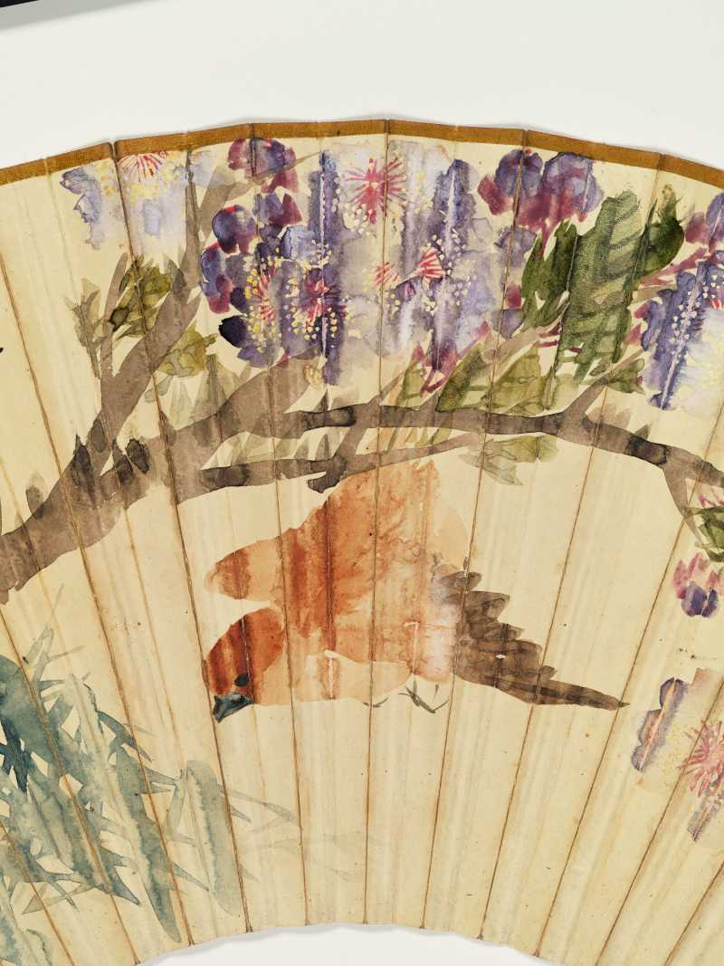 韵樵、洪锡礽、李孺 花鸟书法三帧 - 图3