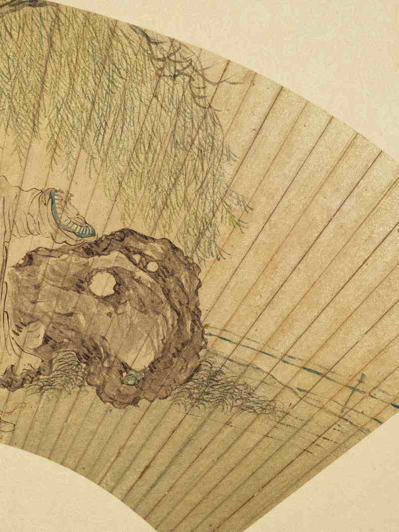 庚寅（1890年）、丙子（1876年）作 沙馥 人物花鸟五帧 - 图12