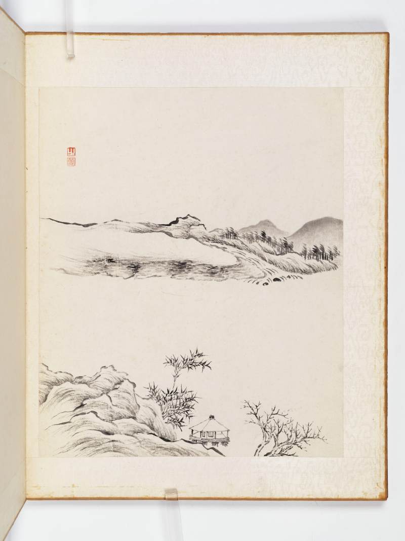 同治丙寅（1866年）作 张之万 墨笔山水册 - 图19