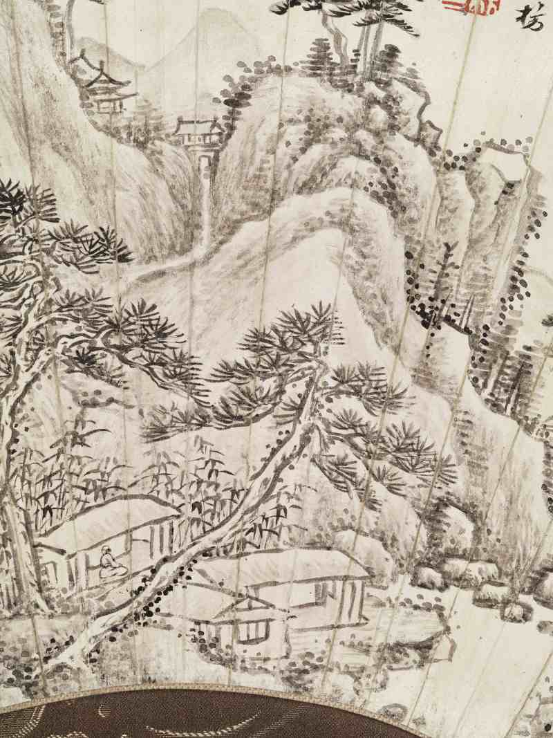 己巳（1689年）作 徐枋（款） 清江访友 - 图6