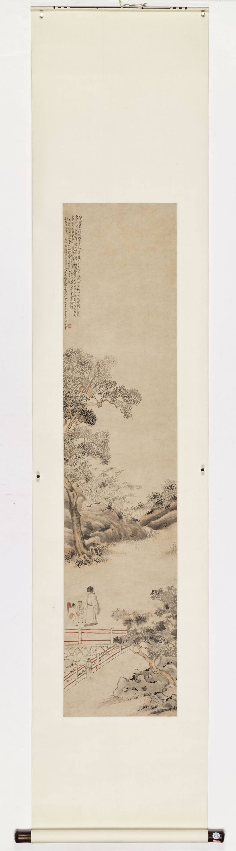 乙未（1775年）作 管希宁 东坡吟咏图 - 图2