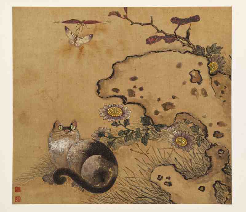 童原 写生花鸟册 - 图14