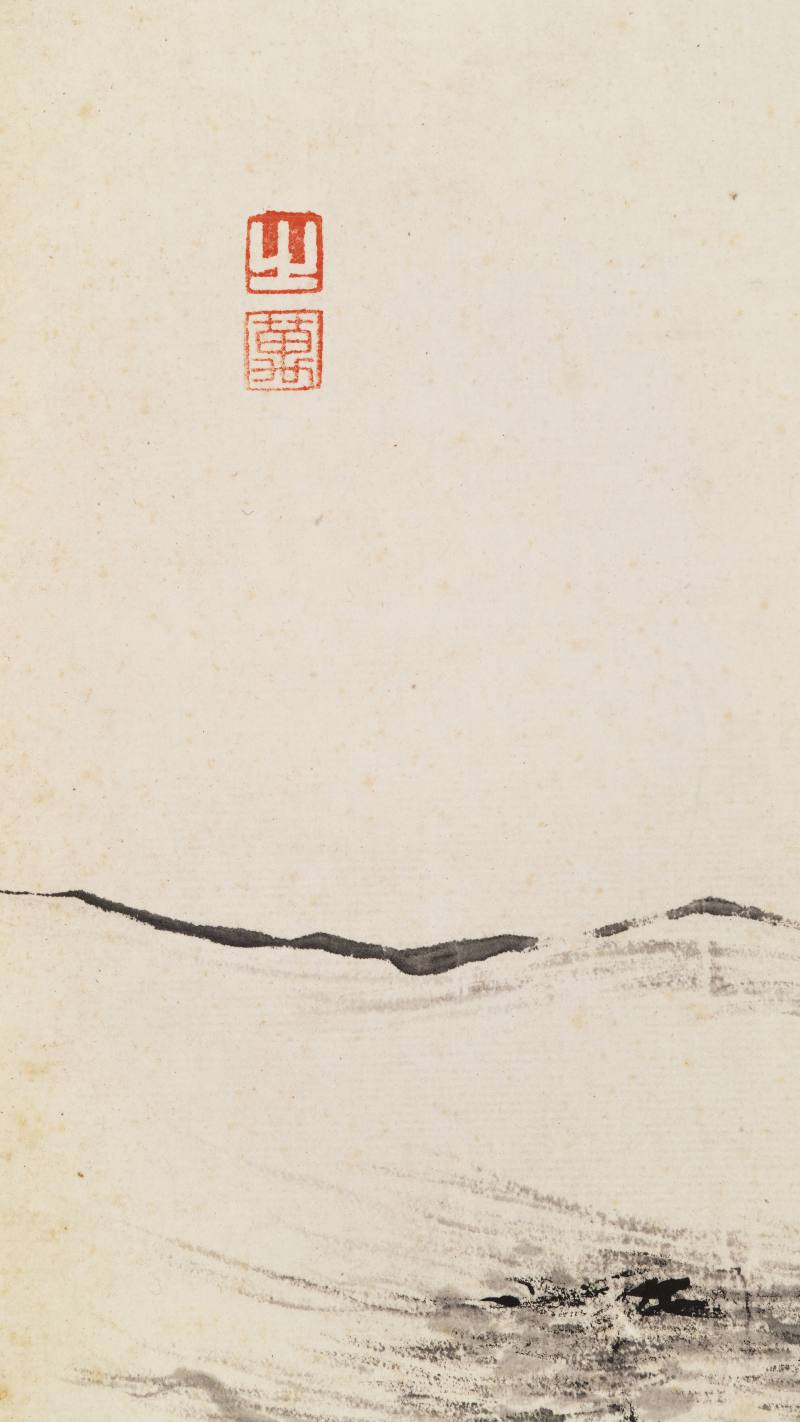 同治丙寅（1866年）作 张之万 墨笔山水册 - 图20