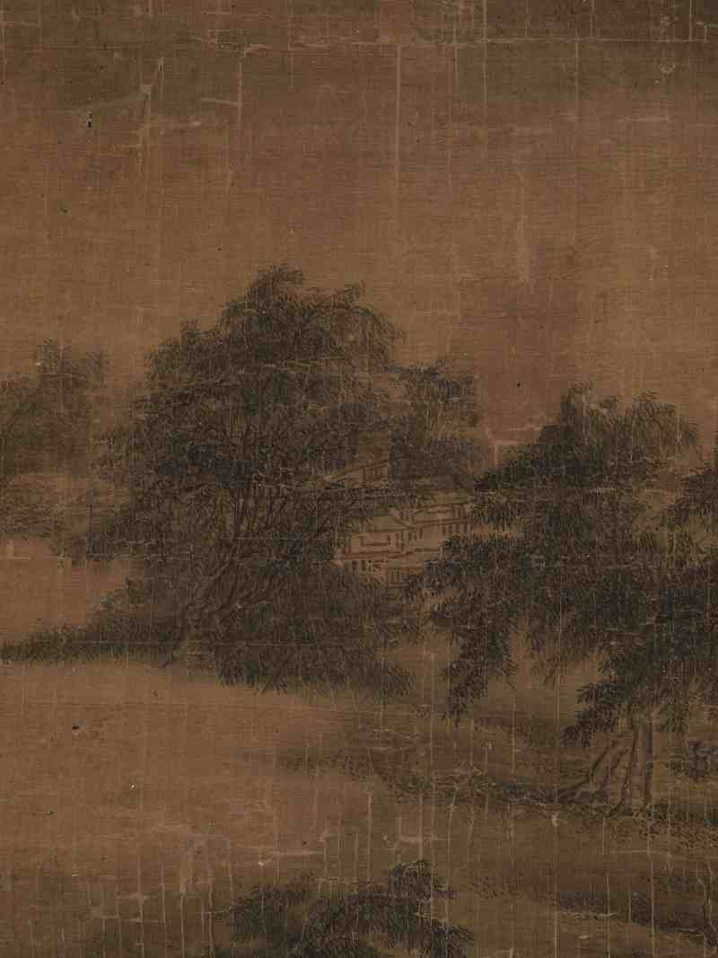 江参(款) 江南春雨图 - 图5