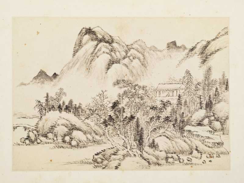 庚子（1780年）作 陆遵书 仿宋元山水册 - 图14