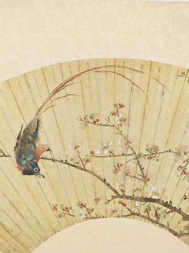 甲申（1884年）、壬午（1882年）、 壬子（1852年）作 舒浩、刘德六 花鸟三帧 - 图3