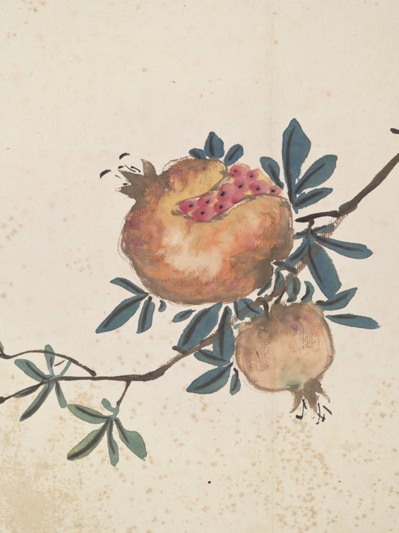 丁丑（1877年）作 莲溪、姚琛 花卉人物四帧 - 图8
