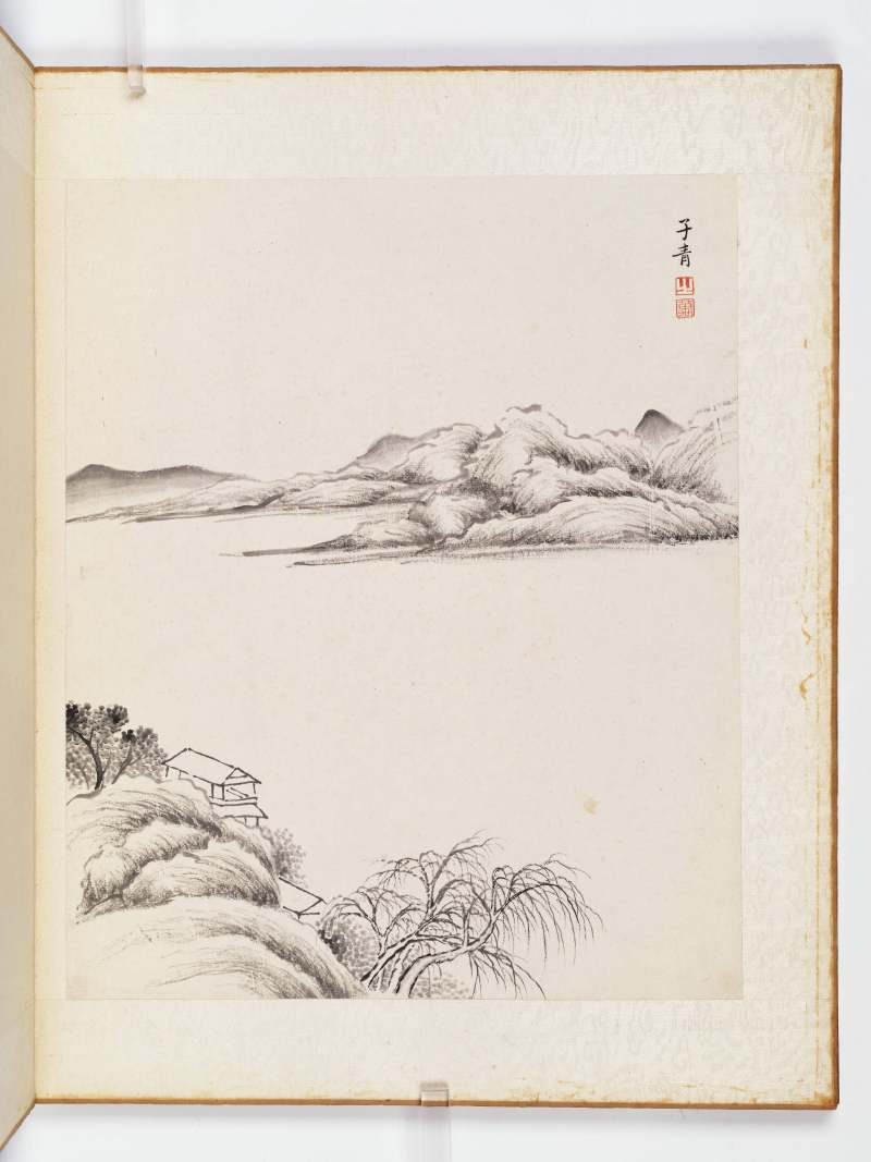 同治丙寅（1866年）作 张之万 墨笔山水册 - 图21