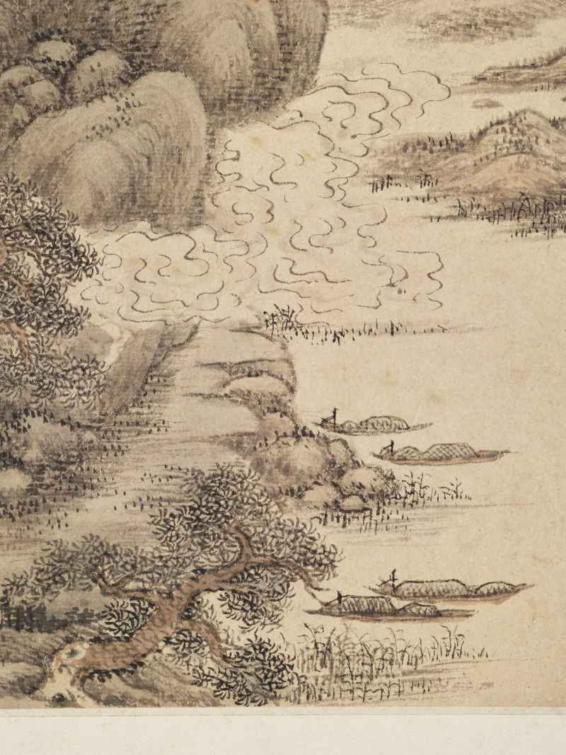 丙辰（1676年）、戊子（1708年）作 王鉴（款）、王翚（款）等七家 诸家山水册 - 图13