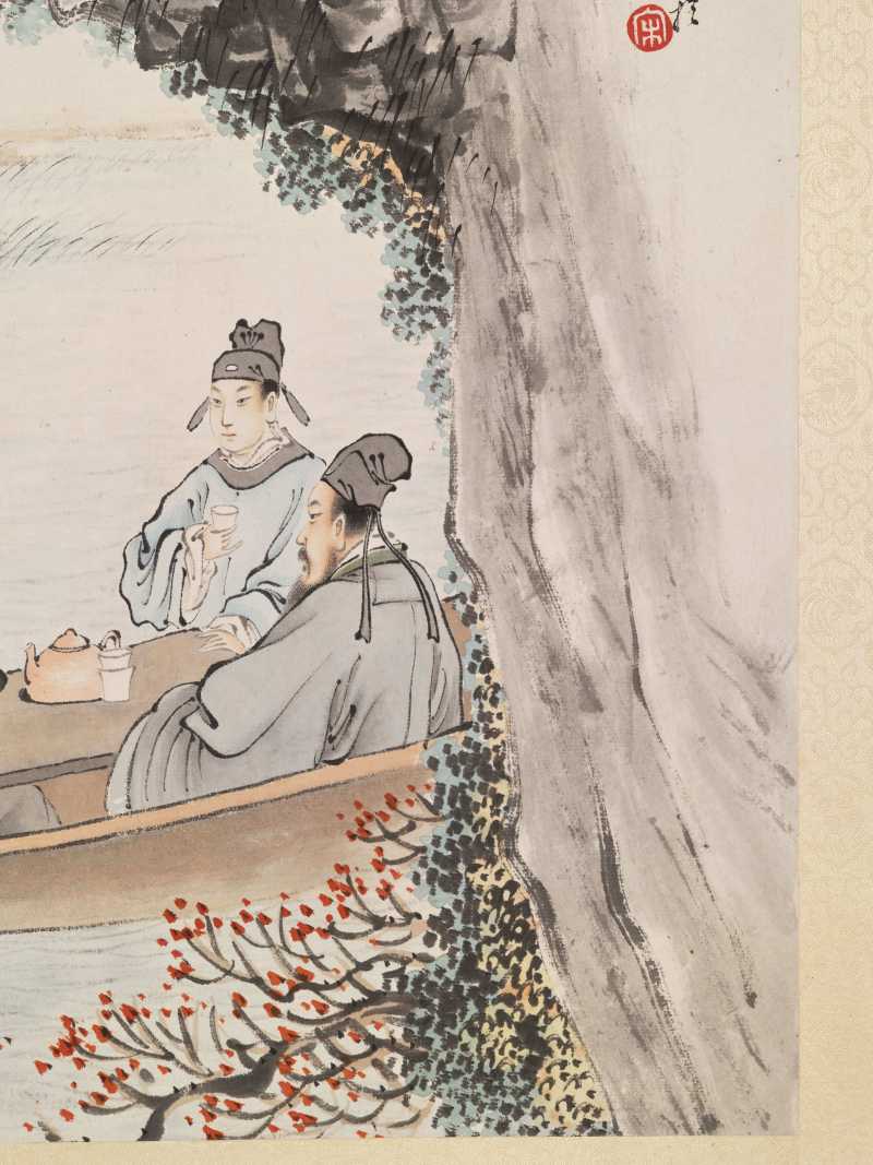 光绪戊戌（1898年）作 宋洛、陆恢、汪谦 人物三帧 - 图5