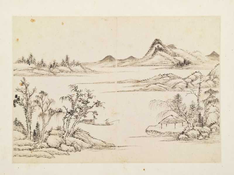 庚子（1780年）作 陆遵书 仿宋元山水册 - 图15