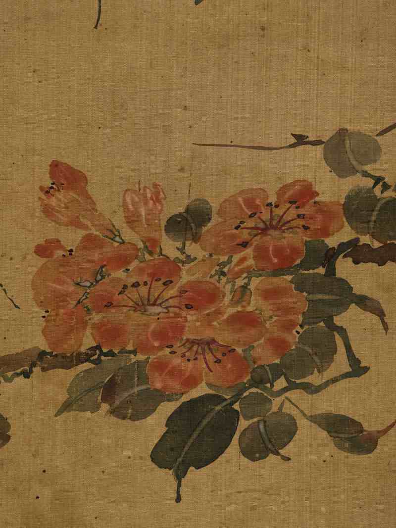壬戌（1682年）作 王武（款） 花卉四帧 - 图17