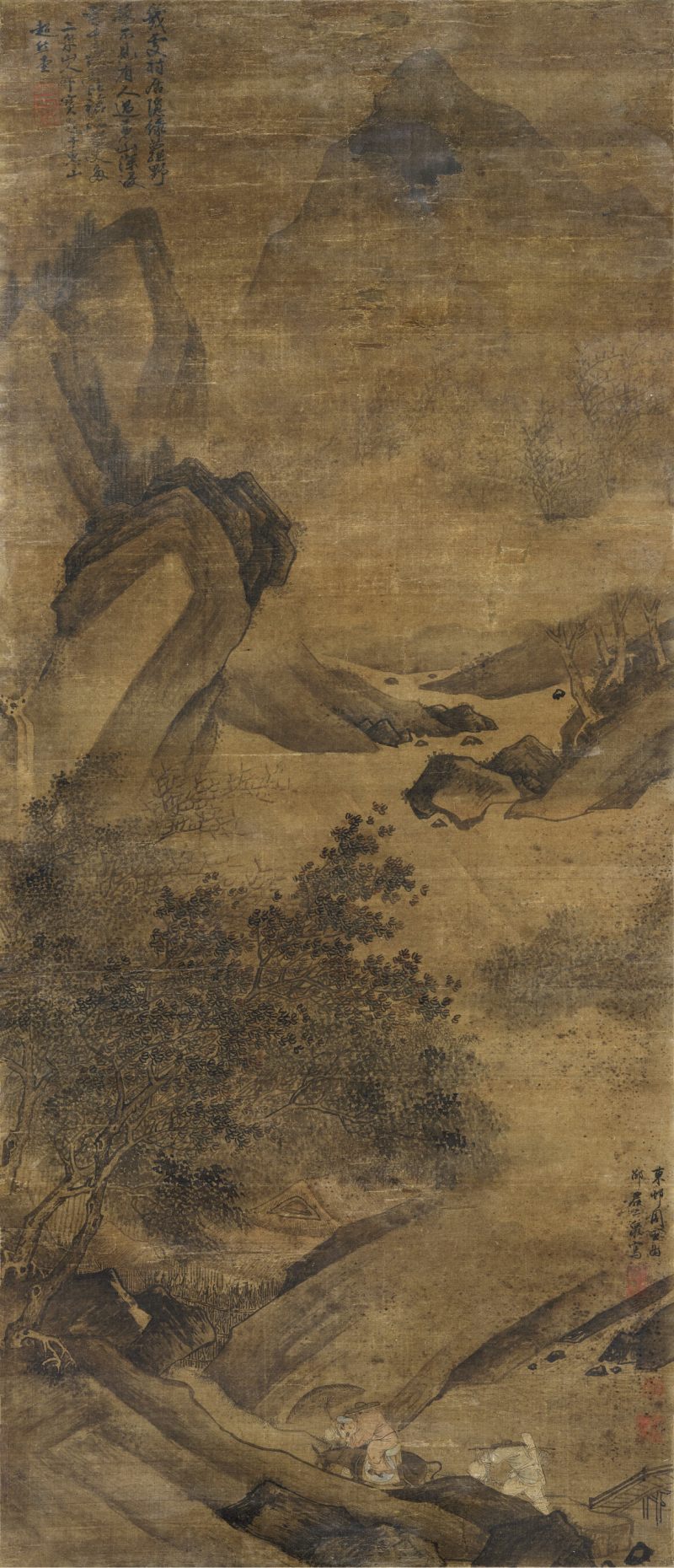周臣（款） 山雨欲来