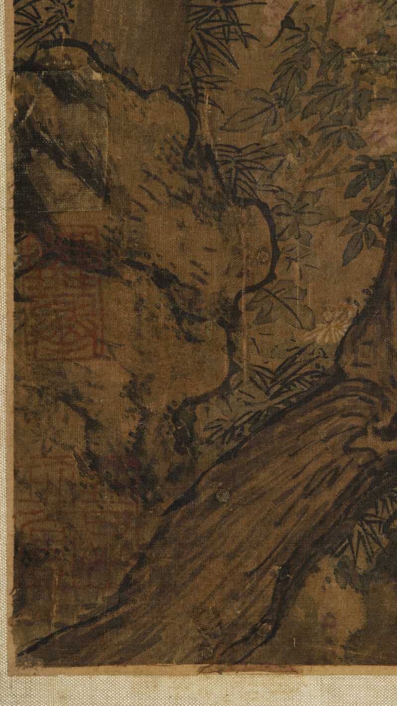 钱选（款） 松柏双鸦 - 图11