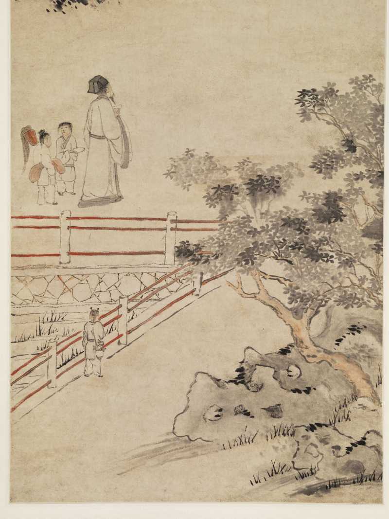 乙未（1775年）作 管希宁 东坡吟咏图 - 图5