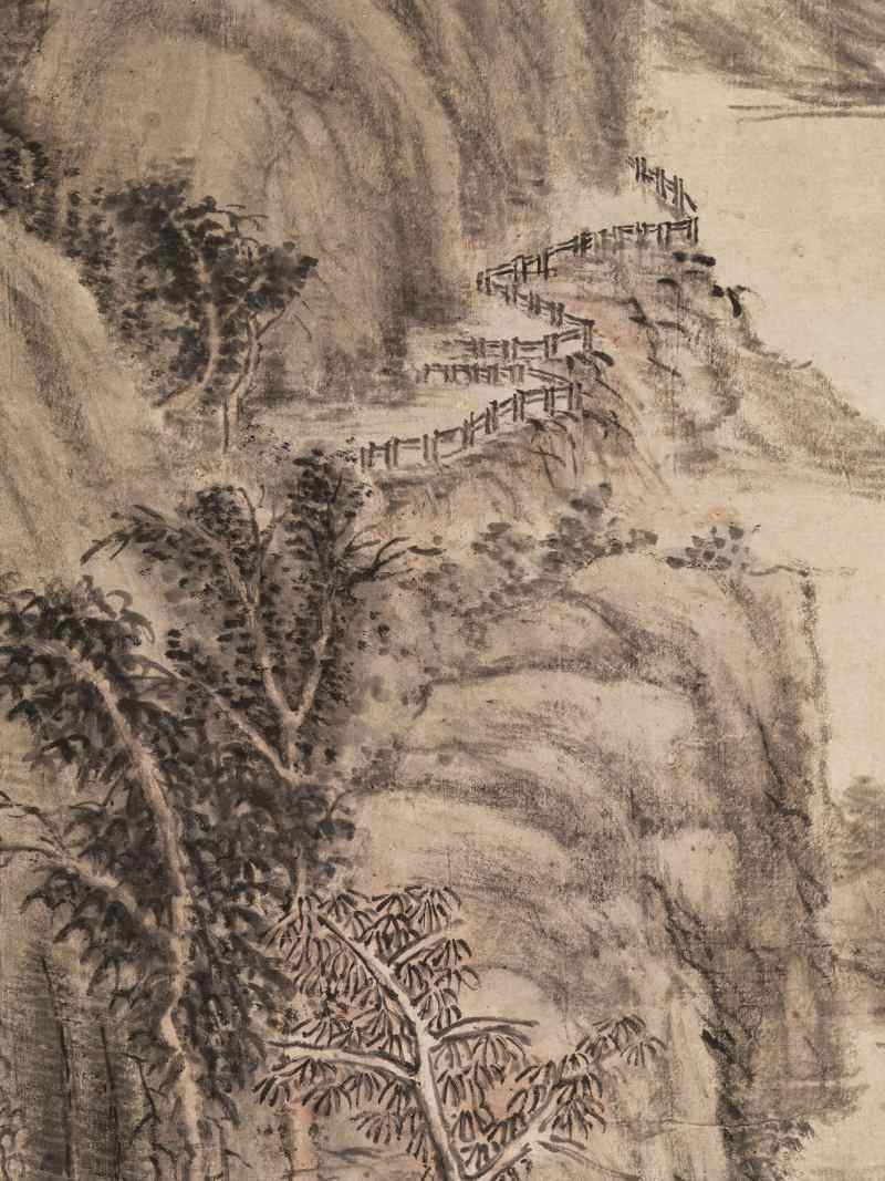 雍正庚戌（1730年）作 方士庶 江畔人家 - 图8