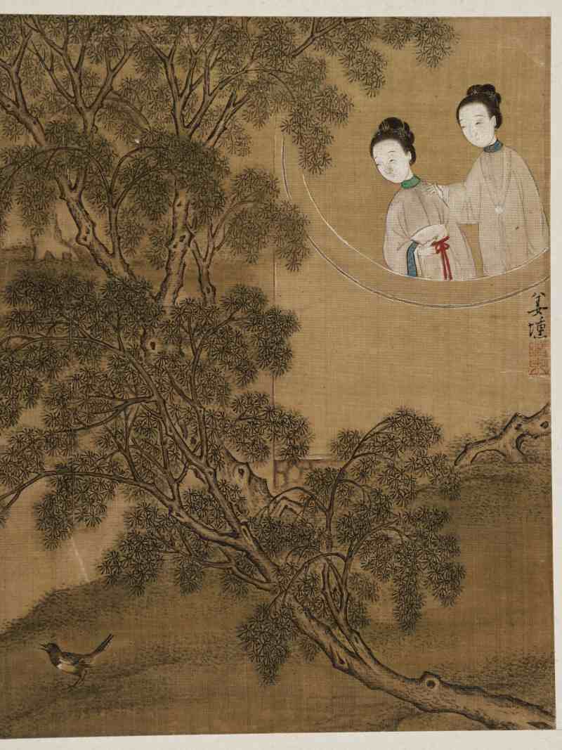 癸酉（1813年）作 汪圻（款）、姜壎、金雯 山水人物六帧 - 图20