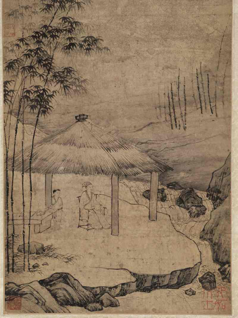 唐寅（款） 赏溪图 - 图3