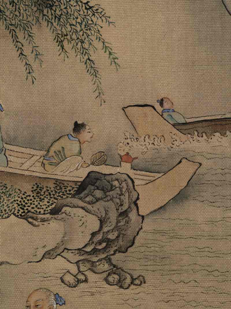 癸酉（1813年）作 汪圻（款）、姜壎、金雯 山水人物六帧 - 图52