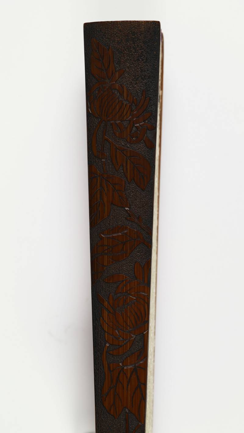 甲申（1944年）、戊戌（1898年）作 郑元素、沙馥等 花鸟成扇两柄 - 图25