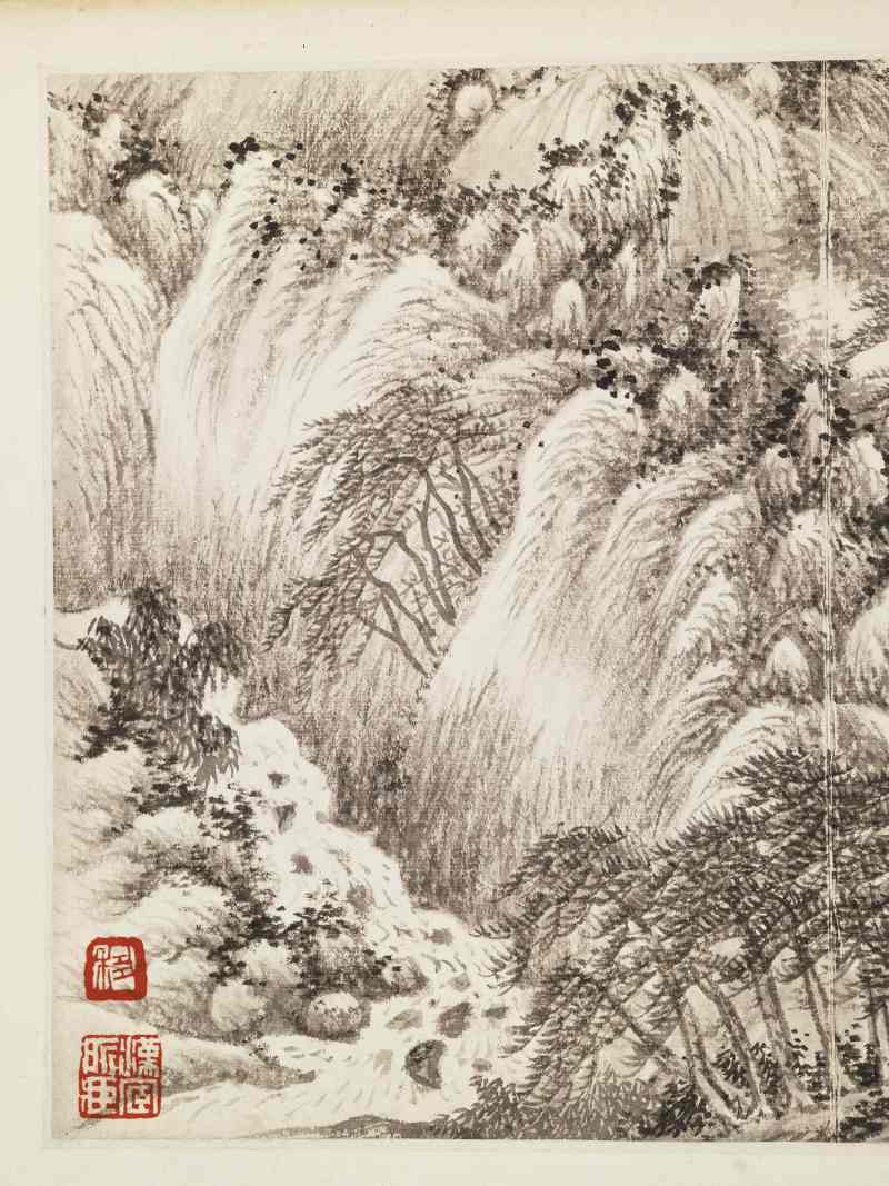 道光壬午（1822年）作 董棨 自出胸臆山水册 - 图6