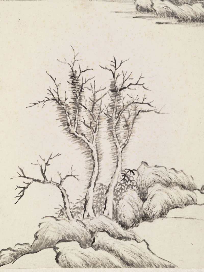 同治丙寅（1866年）作 张之万 墨笔山水册 - 图24