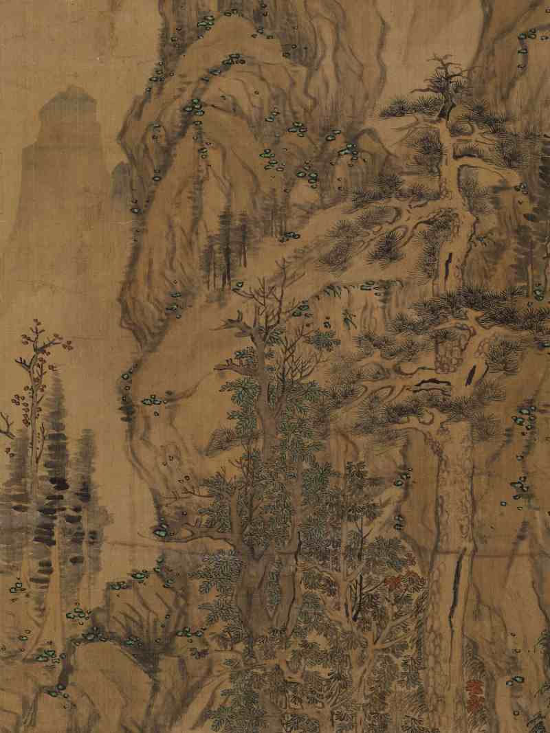 庚寅（1650年）作 蓝瑛（款） 松溪客话 - 图4